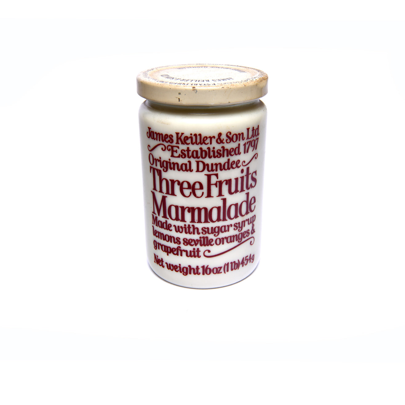 James Keiller & Sons Three Fruits Marmalade Jar