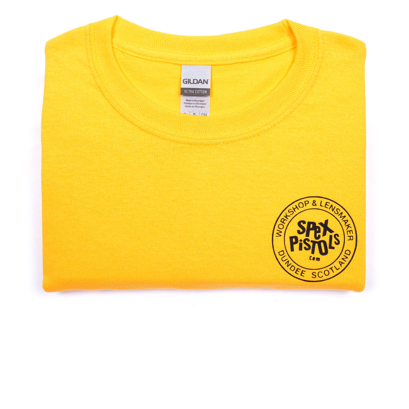 Spex Pistols' Long Sleeve Tee in Yellow