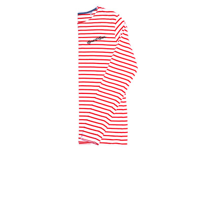 Breton Striped Nautical Top in Red