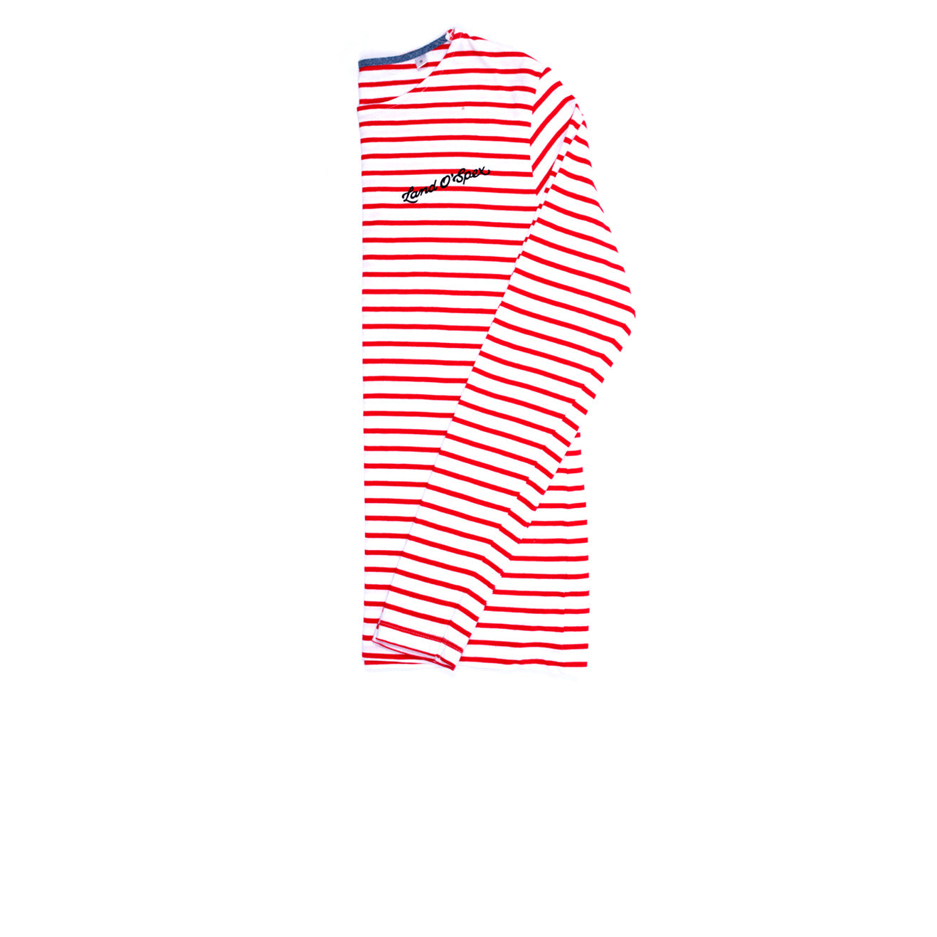 Breton Striped Nautical Top in Red